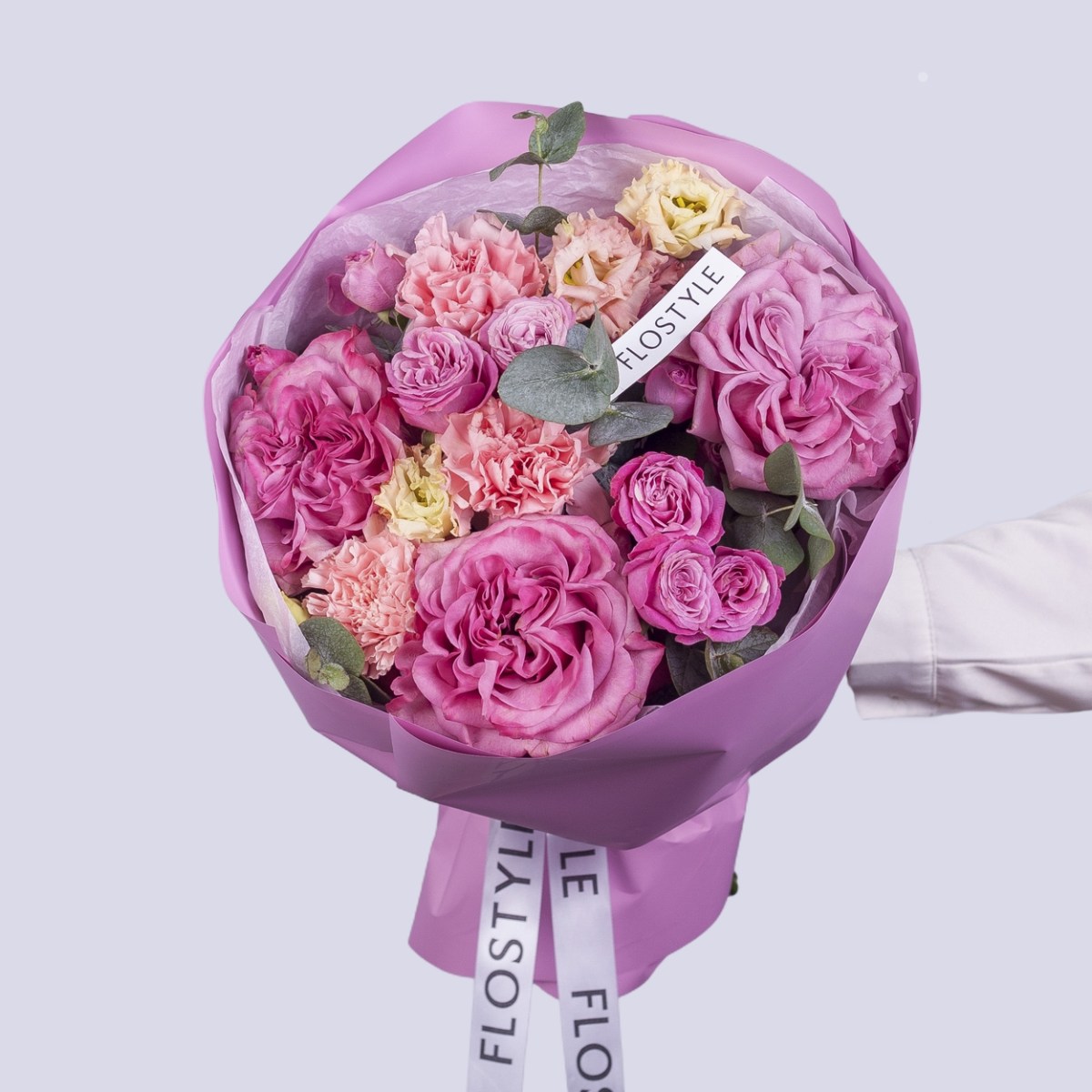 buket v sirenevyh ottenkah 6